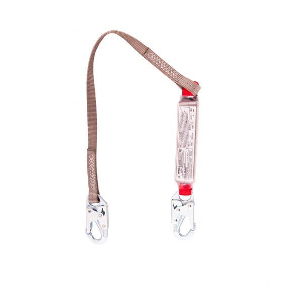Fall protection CSA lanyard with E4/E6 shock pack from Protecta.