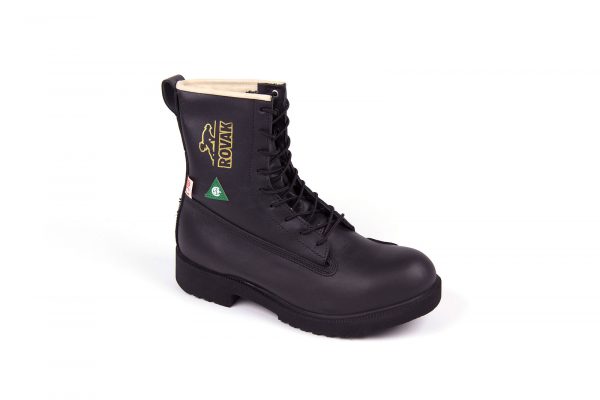 Royer's linemen work boots with leather interior