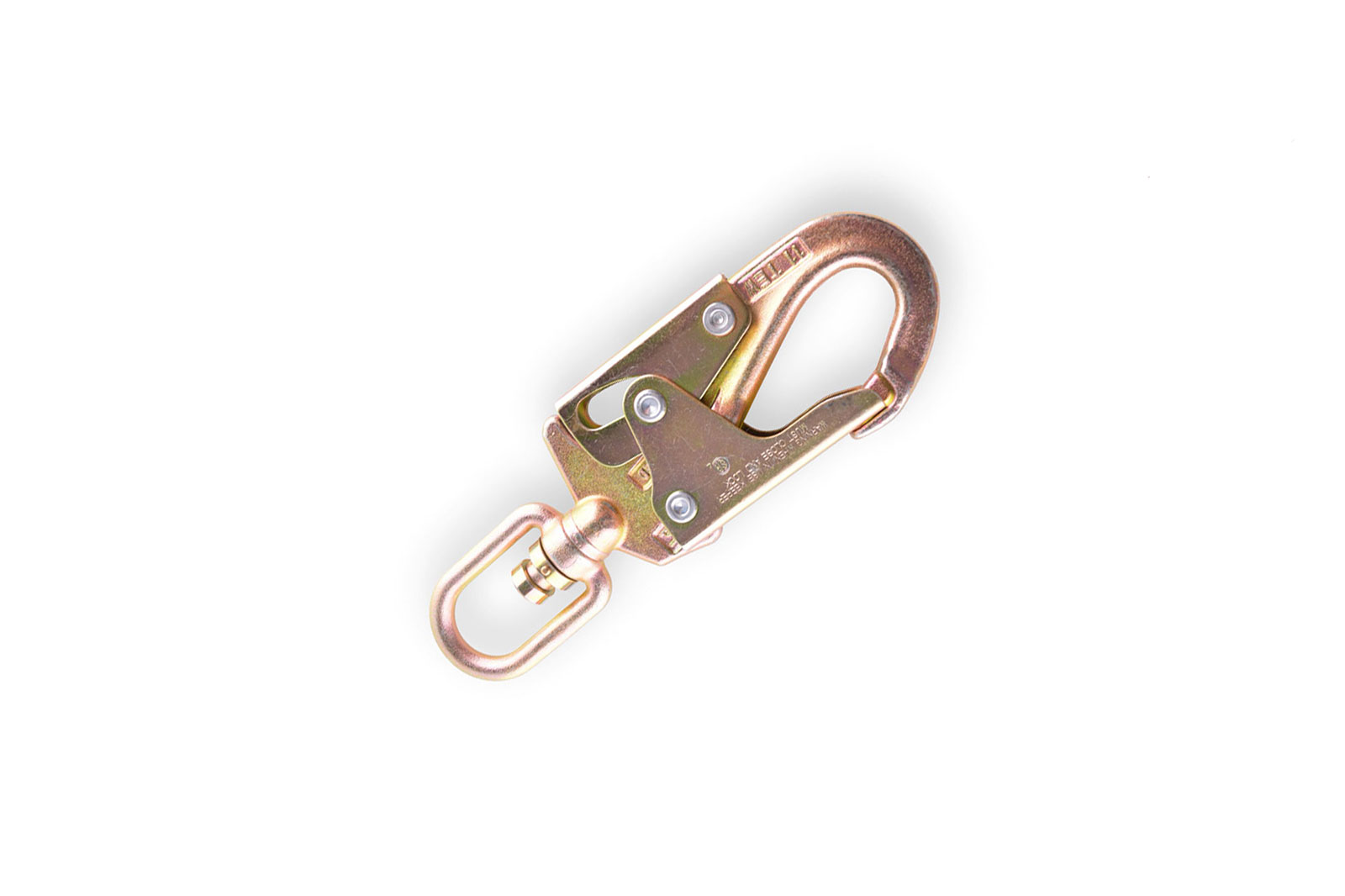 Swivel steel snap hook with fall indicator
