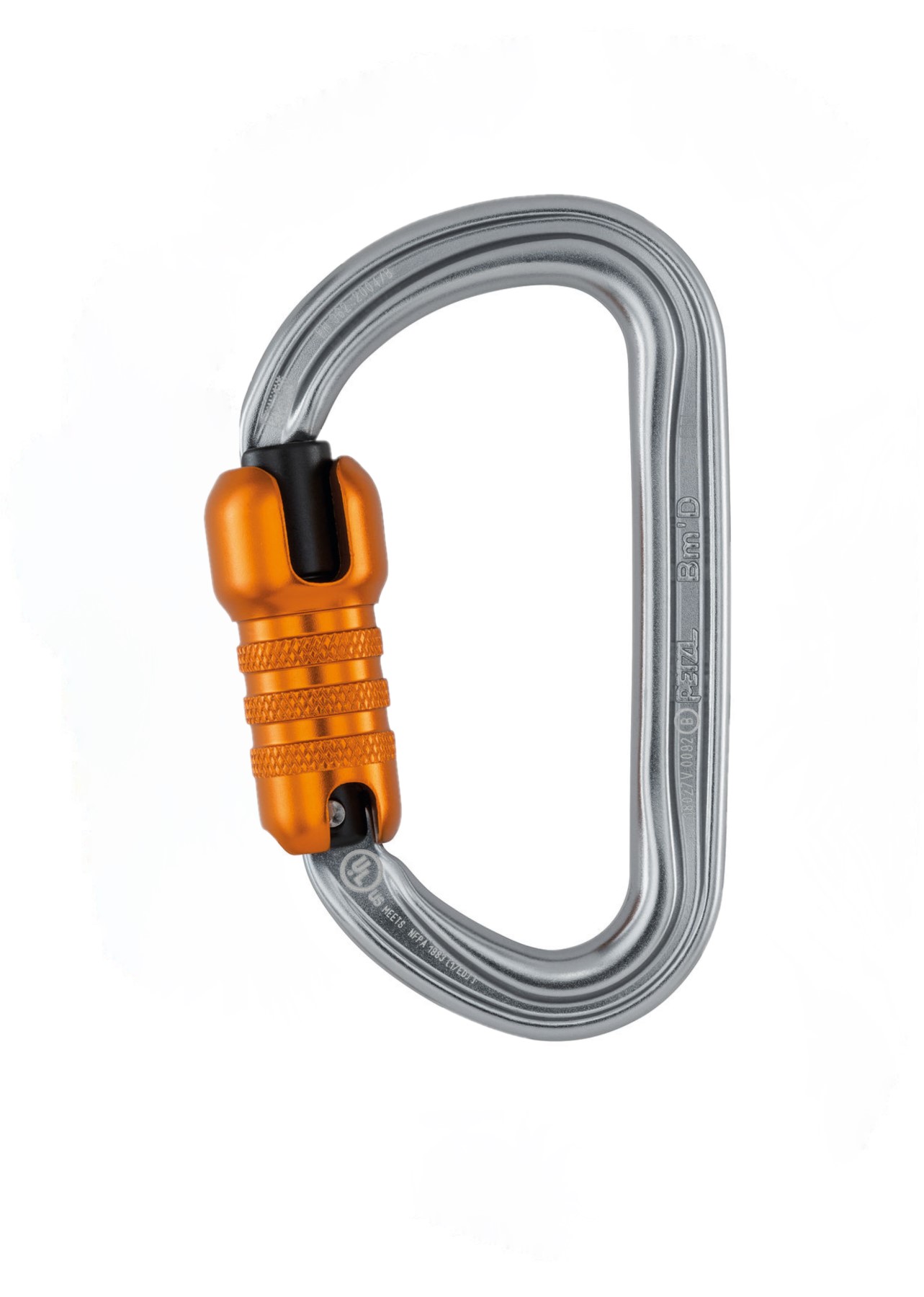 Petzl Am'D, mousqueton.