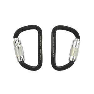 SL TECH Steel D Shape 3 Stage Lock Carabiner